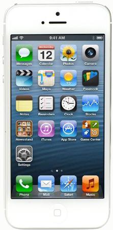 Смартфон Apple iPhone 5 32Gb White & Silver - Асино