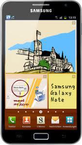 Смартфон Samsung Galaxy Note GT-N7000 Blue - Асино